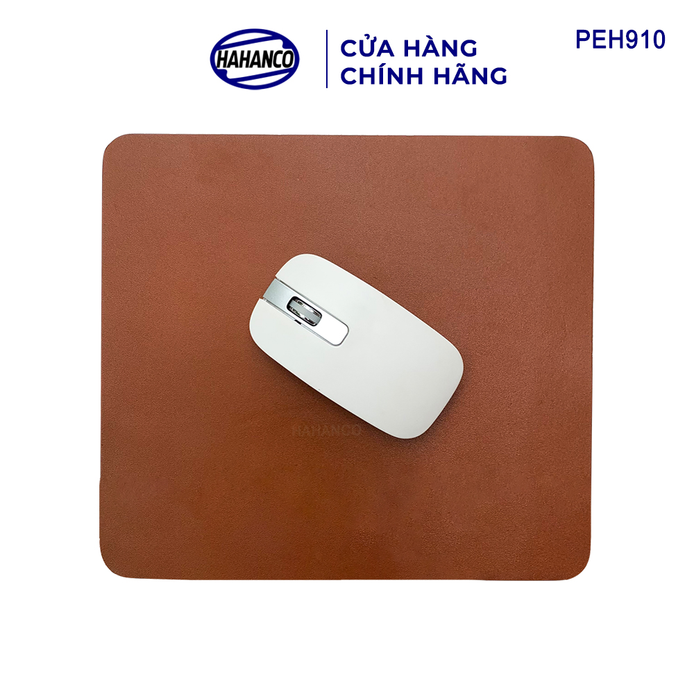 Miếng Lót Chuột Bằng Da Bò - PEH910 - Siêu bền, Độc Đáo - HAHANCO