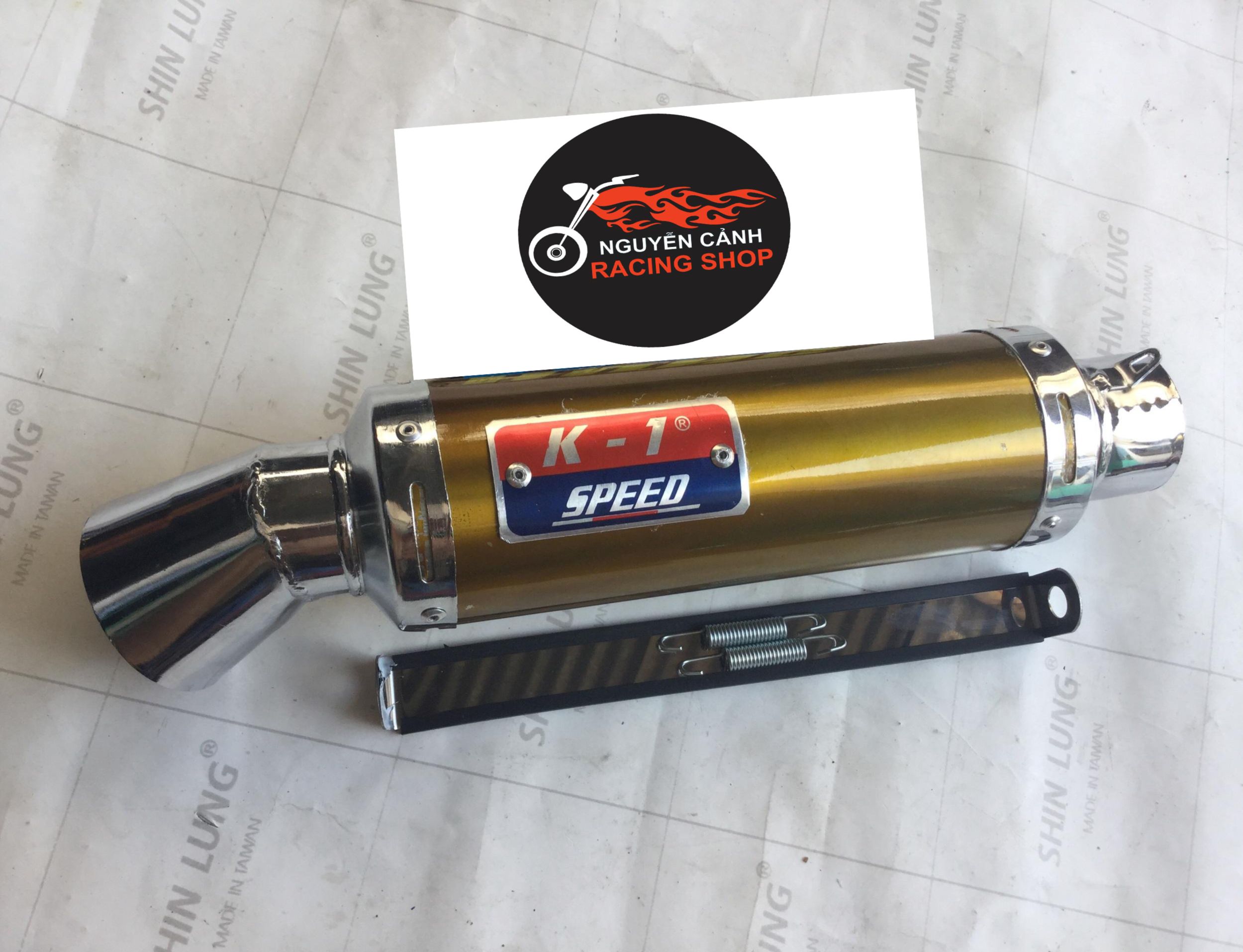 Pô k1 speed full pas treo lò xo - Lon ko cổ