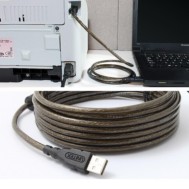 Cáp tín hiệu USB máy in, máy scan 1.8m Unitek Y-C419