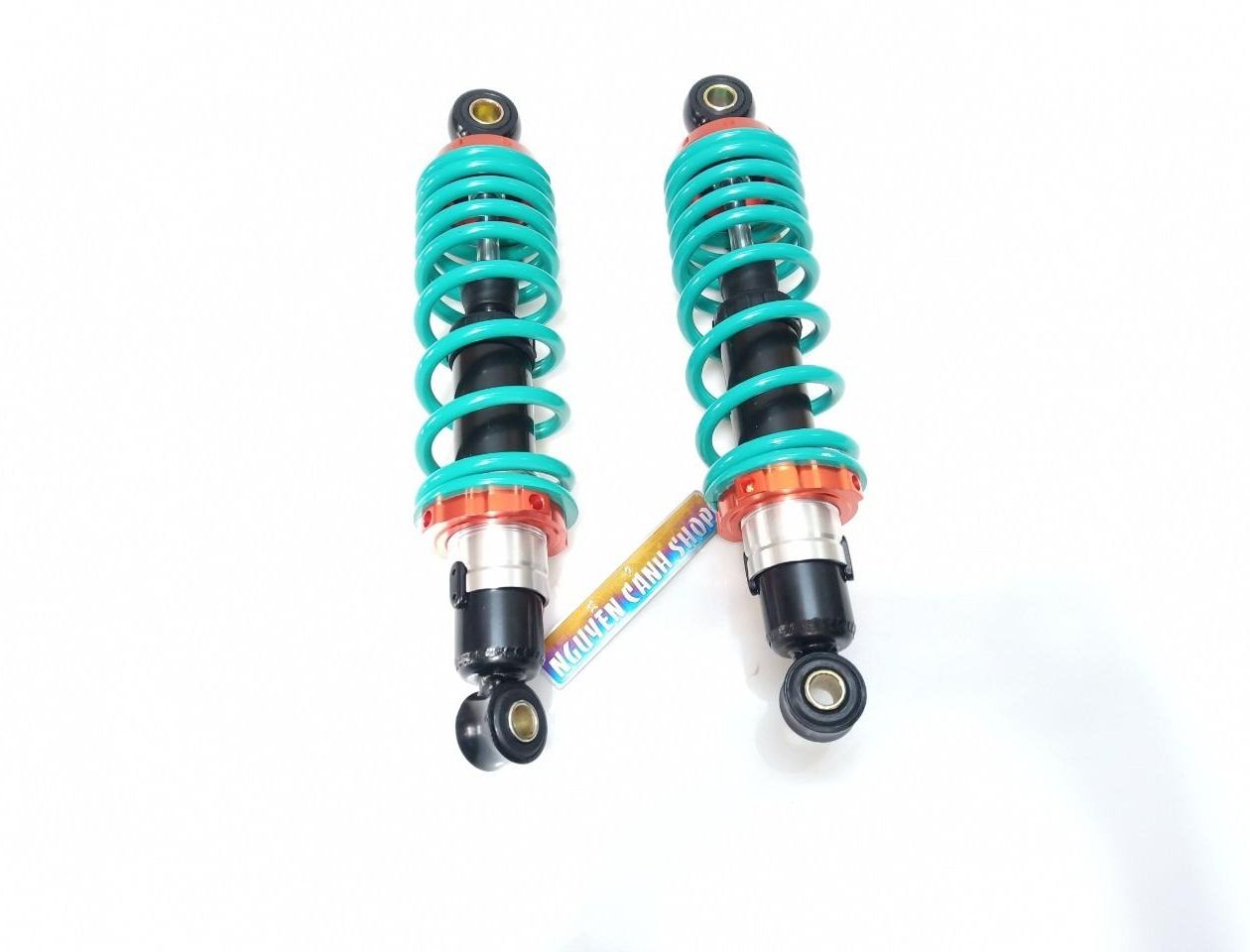 Phuộc sau xe sirius racing boy xanh nitron 1 cặp
