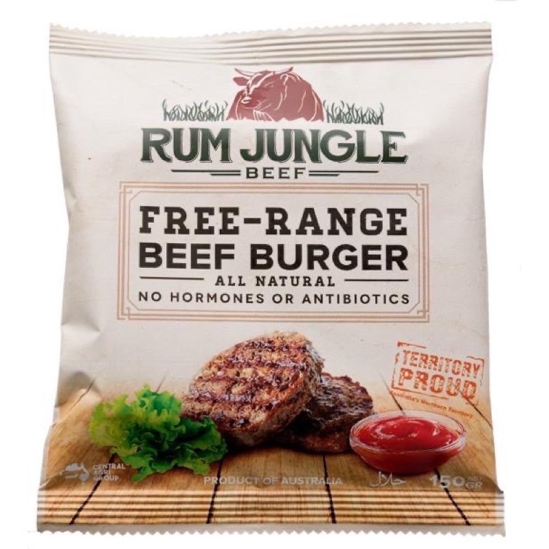 [CHỈ GIAO HCM] THỊT BÒ HAMBURGER ÚC SET 5 MIẾNG (150G x 5)