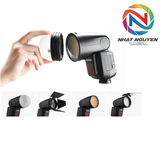 [HCM][Trả góp 0%]Godox V1 Flash cho Sony (kèm Pin + Dock Sạc)
