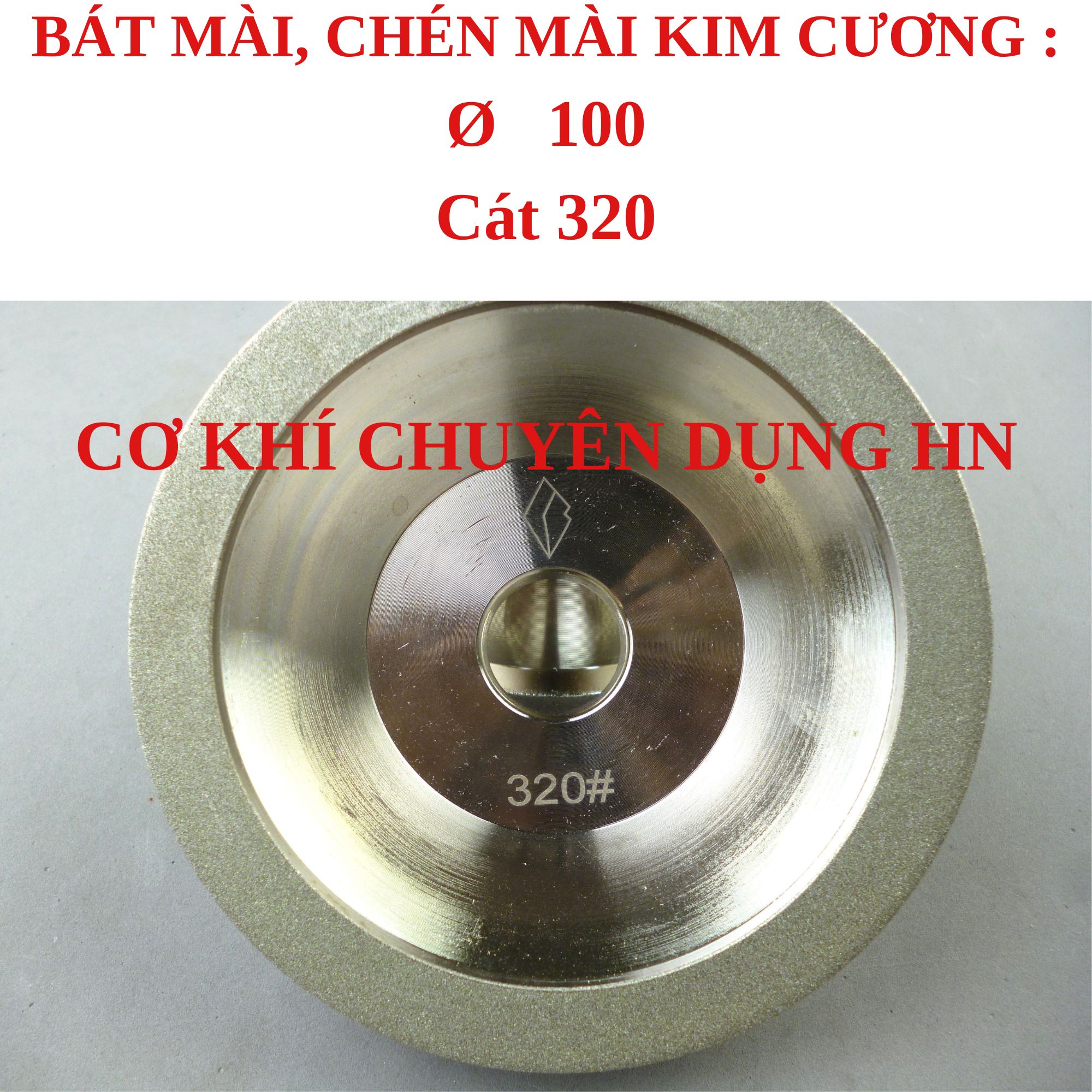 Bát mài kim cương Chén mài kim cương Đá mài kim cương 100mm