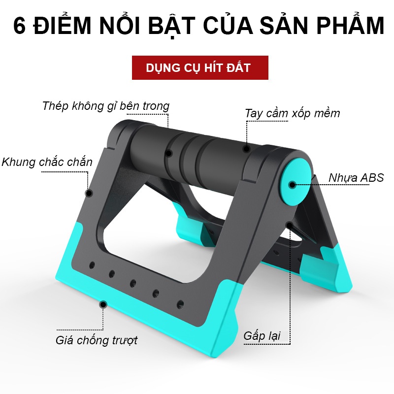 Dụng cụ hít đất gấp gọn FWC001