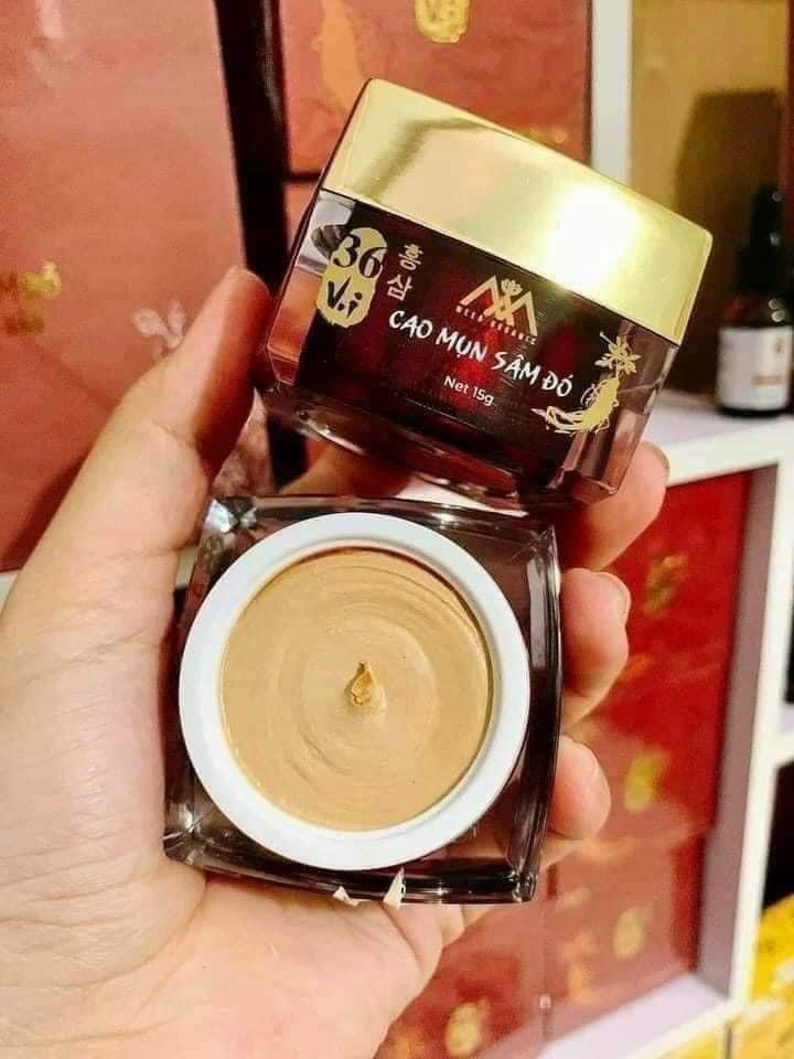 Cao mụn sâm đỏ 36 vị hủ to 15g