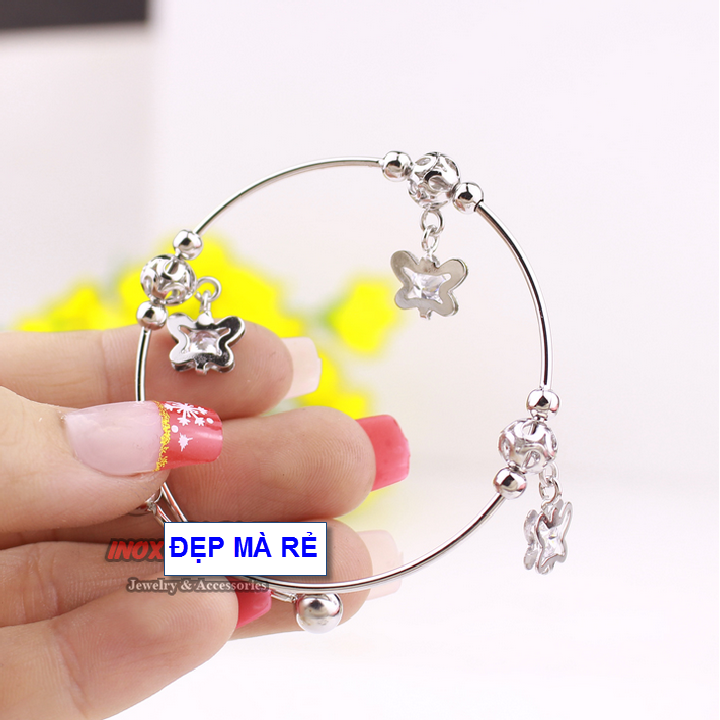 Round stirrups foot Children stainless steel saw is like freesize faceted butterfly delivery Pearl lovely-tightener is according to ankle-commitment 1 Đổi 1 if Hoen, rust
