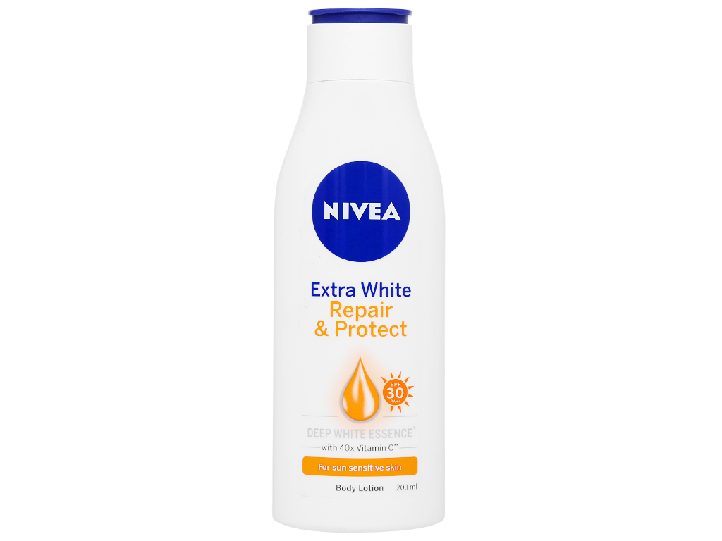 sữa dưỡng thể dưỡng trắng nivea 200ml