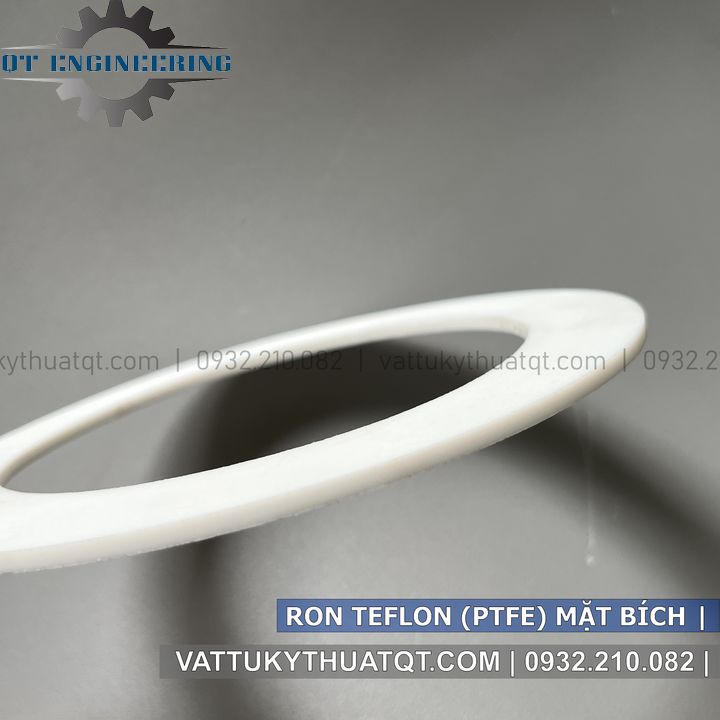 Gioăng/Ron Teflon - PTFE Chịu Nhiệt Lắp Cho Mặt Bích