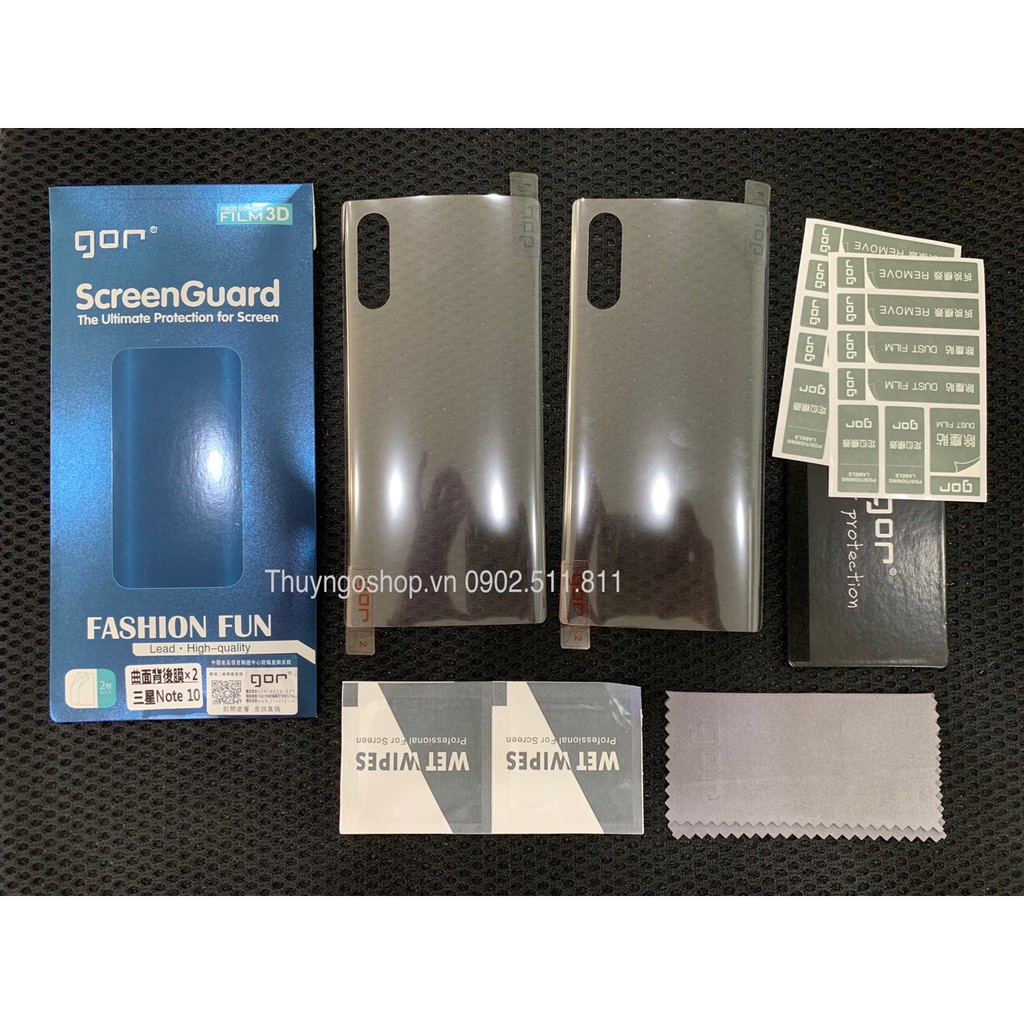 [HCM]Dán lưng trong suốt Samsung Note10/Note10 Plus
