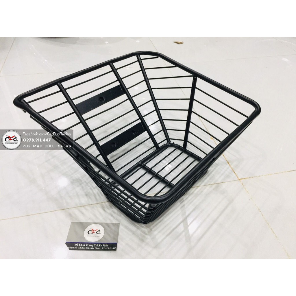 Rổ WAVE nhỏ anpha - loại sơn đen tĩnh điện