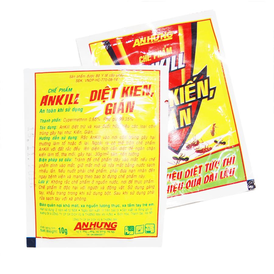 Thuốc Diệt Kiến Gián Ankill Cực Hiệu Quả Hàng Công ty (20gam/gói không phải gói 10gam) GIÁ SỈ TOÀN QUỐC