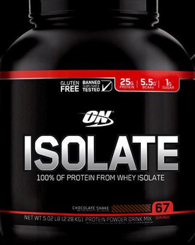 Thực phẩm bổ sung ON Isolate 5.02lb (2.28kg) Chocolate Shake nhập khẩu
