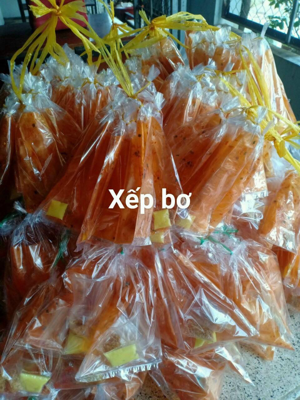 1 Xâu (13 bịch) Bánh Tráng Dẻo Tôm Bơ Hành Phi Tây Ninh