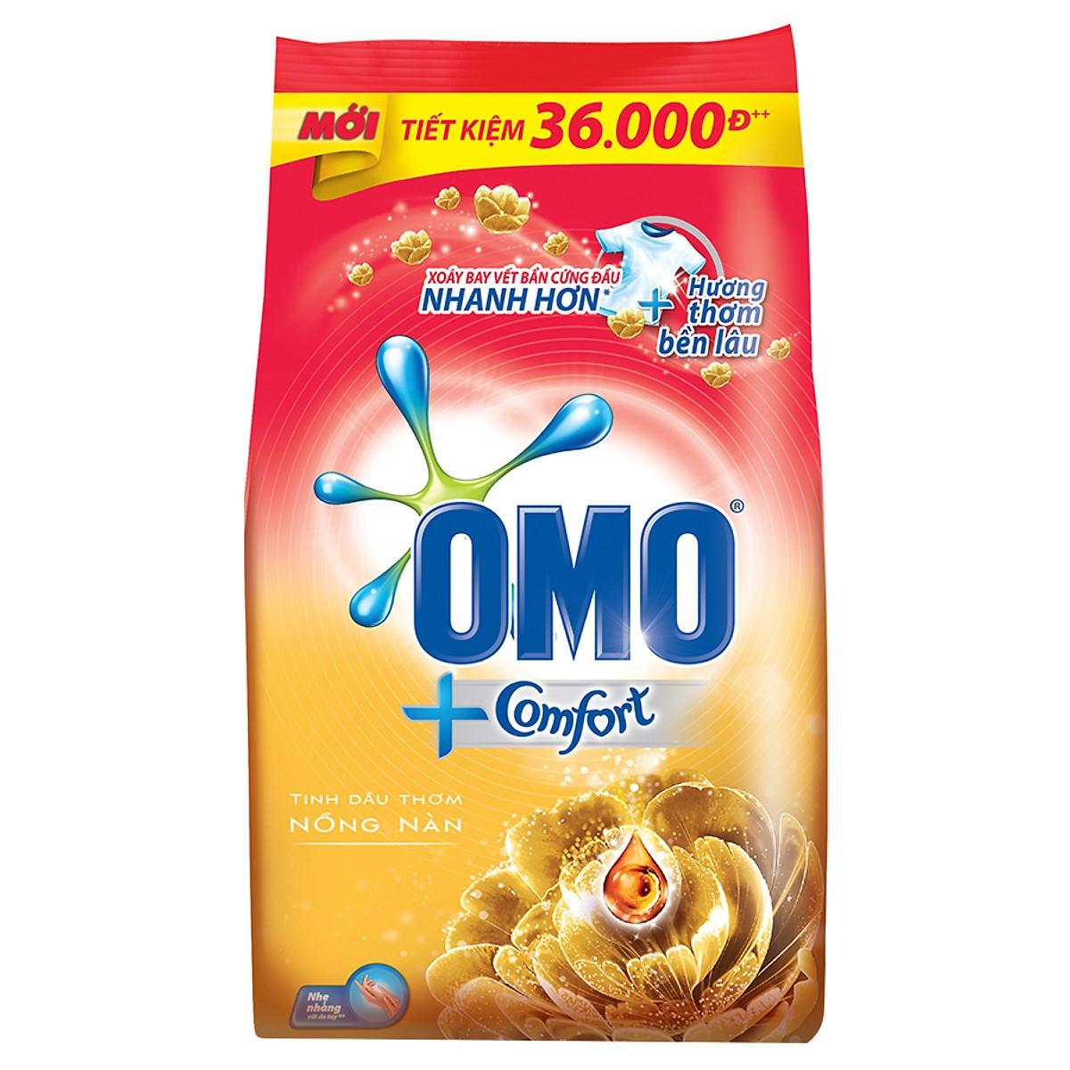 Bột Giặt Omo Comfort Tinh Dầu Thơm Nồng Nàn (4kg) Cùng Giá Khuyến Mãi Hot Bột Giặt Omo Comfort Tinh Dầu Thơm Nồng Nàn (4kg) Cùng Giá Khuyến Mãi Hot