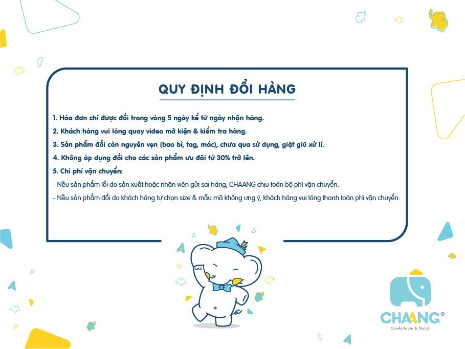 [CHAANG]Bộ cộc raglan Tigger vàng cho bé Chaang