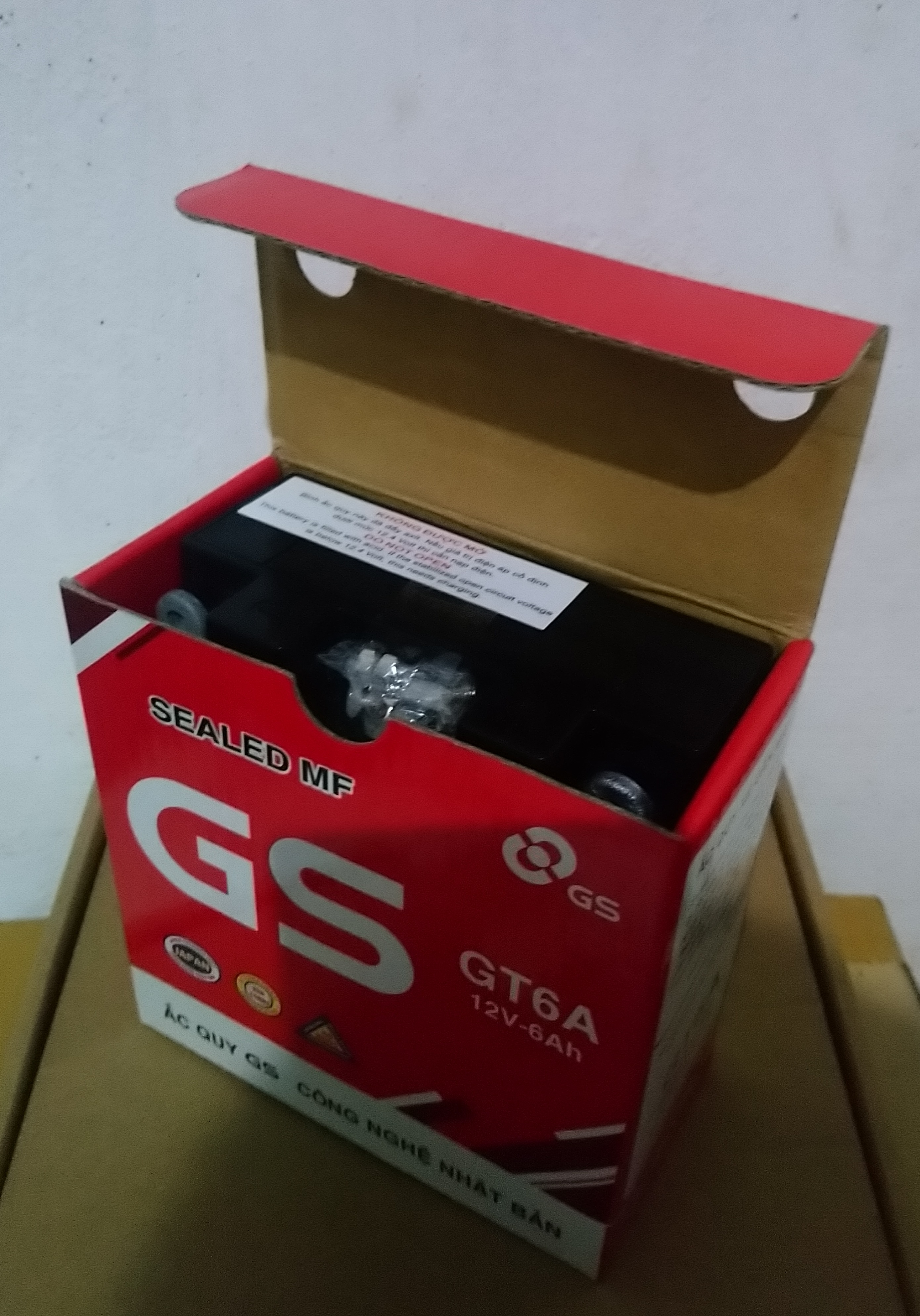 BÌNH ẮC QUY GS 12V-6A
