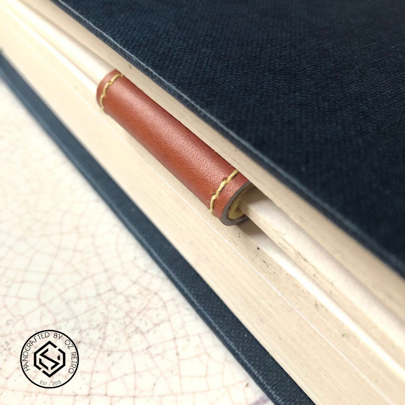 Bookmark Nam Châm Da Thật Chế Tác Thủ Công - Phong Cách Vintage
