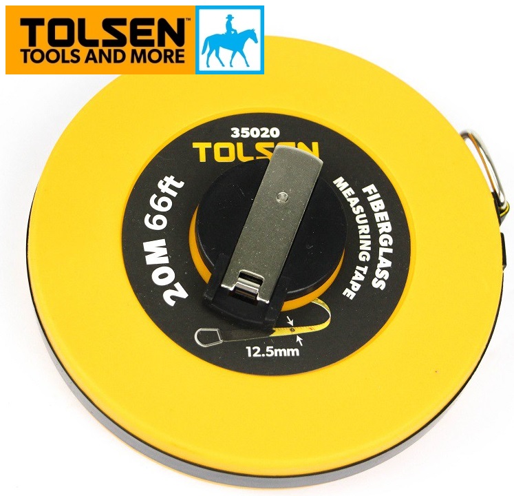 Thước đo thước cuộn 50 mét dây nhựa tolsen 35023