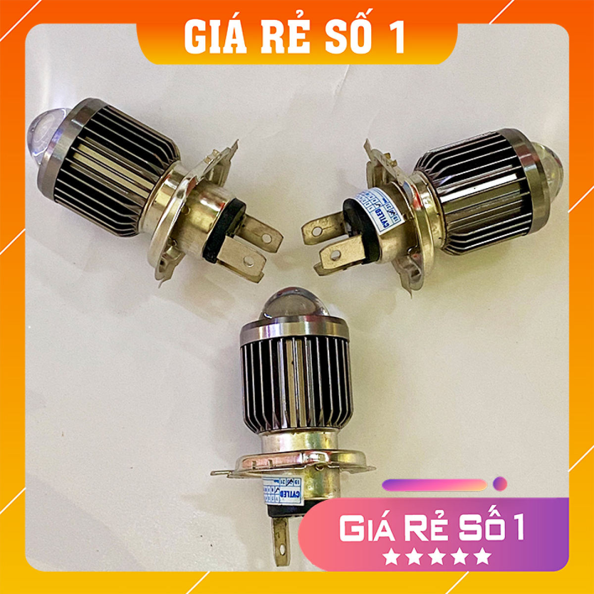 Đèn Led Pha Bi Cầu Mini loại 15W Cost vàng - Pha trắng