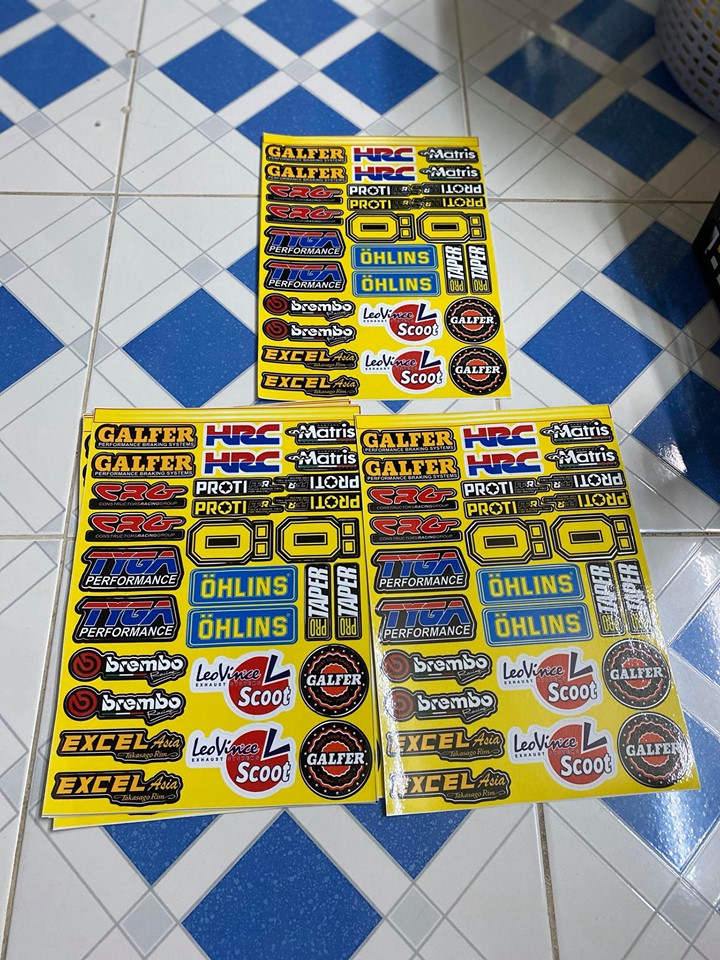 [HCM]TEM LOGO GALFER HRC LEOVINCE SCOOT