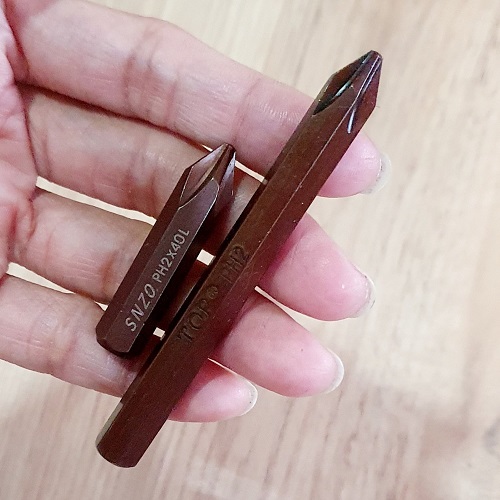 [HCM]Bộ 2 Dụng Cụ Đầu Mũi Vít Đóng Bake Dài 8cm Và Mũi Vít Đóng Bake Dài 4cm