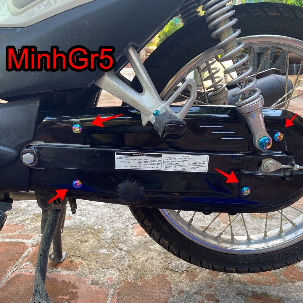 COMBO FULL ỐC TITAN GR5 RSX 110CC 2014-2023