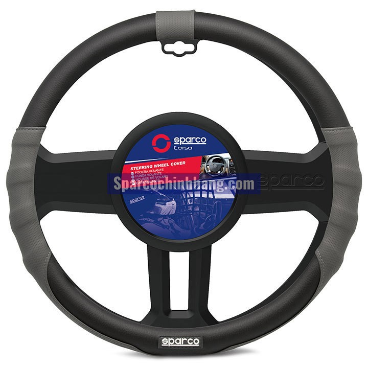 Bọc vô lăng ô tô Sparco - bọc vô lăng xe 4 - 16 chỗ cao cấp