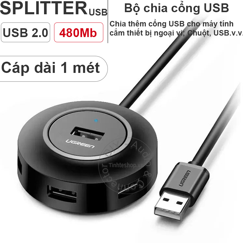 Ugreen cr106 20277 usb 2.0 1 to 4 hub