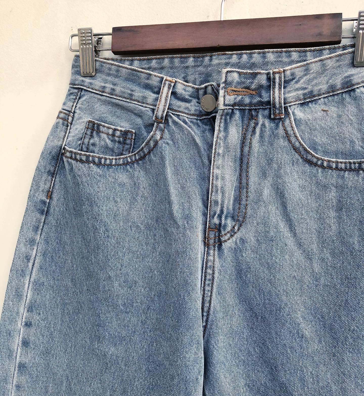 Baggy Jeans Ống Suông Cắt Lai ( Hìh Thật Ảnh Cuối)