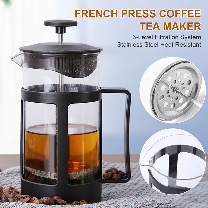 Bình pha trà cafe kiểu pháp dung tích 350ml/600ml