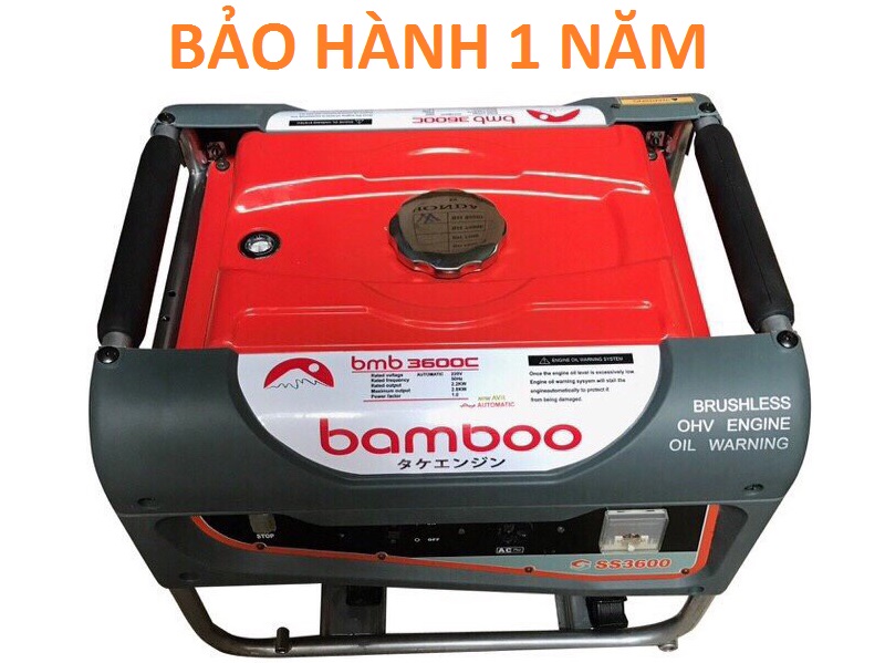 Máy Phát Điện Chạy Xăng 2.5kw Bamboo 3600C