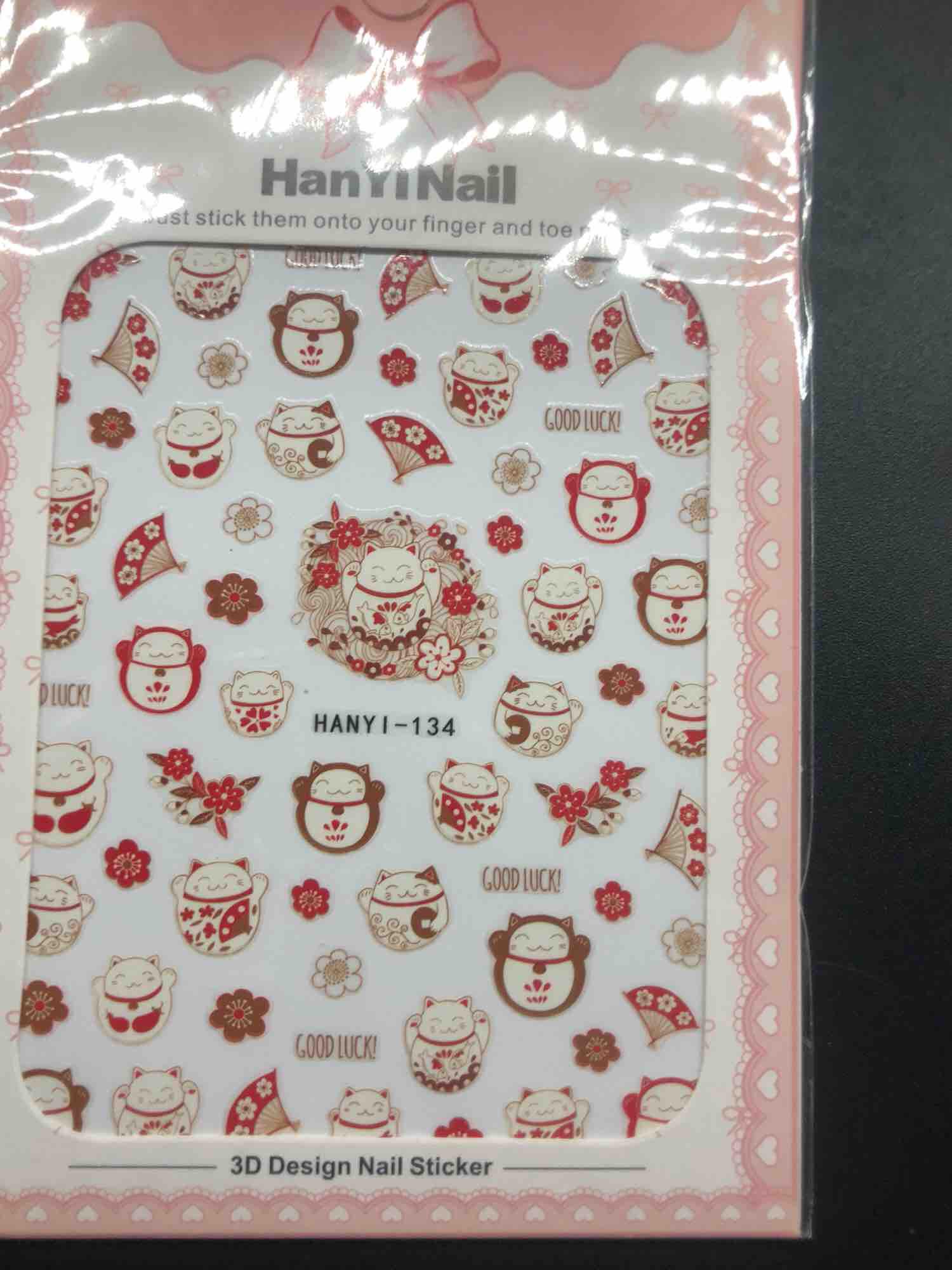 Sticker dán móng mẫu thần tài