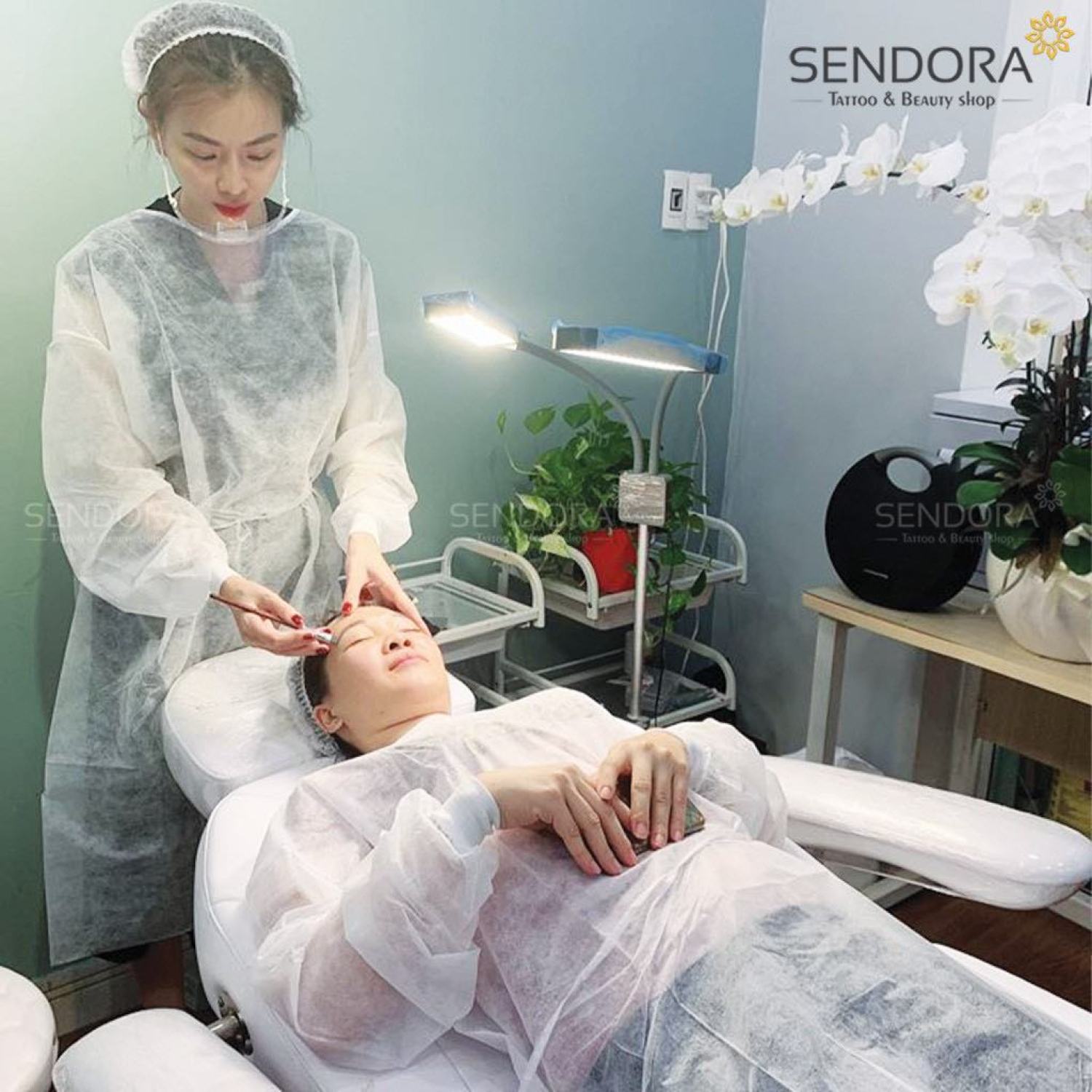 Bảo Hộ Y Tế Dùng 1 Lần Loại Đẹp (Dùng Trong Y Tế ,Spa ,Phun Xăm )