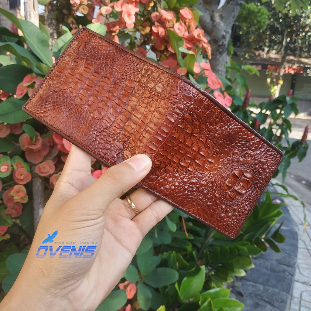 [FREE SHIP] Ví da cá sấu nam. 100% da thật