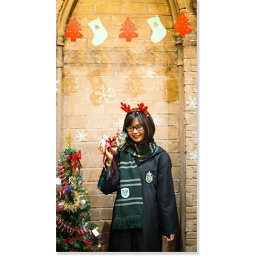 Khăn quàng len Hogwarts - Harry Potter