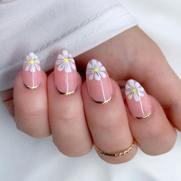 A SUPER EASY WAY TO DRAW STUNNING CHRYSANTHEMUM NAIL  YouTube