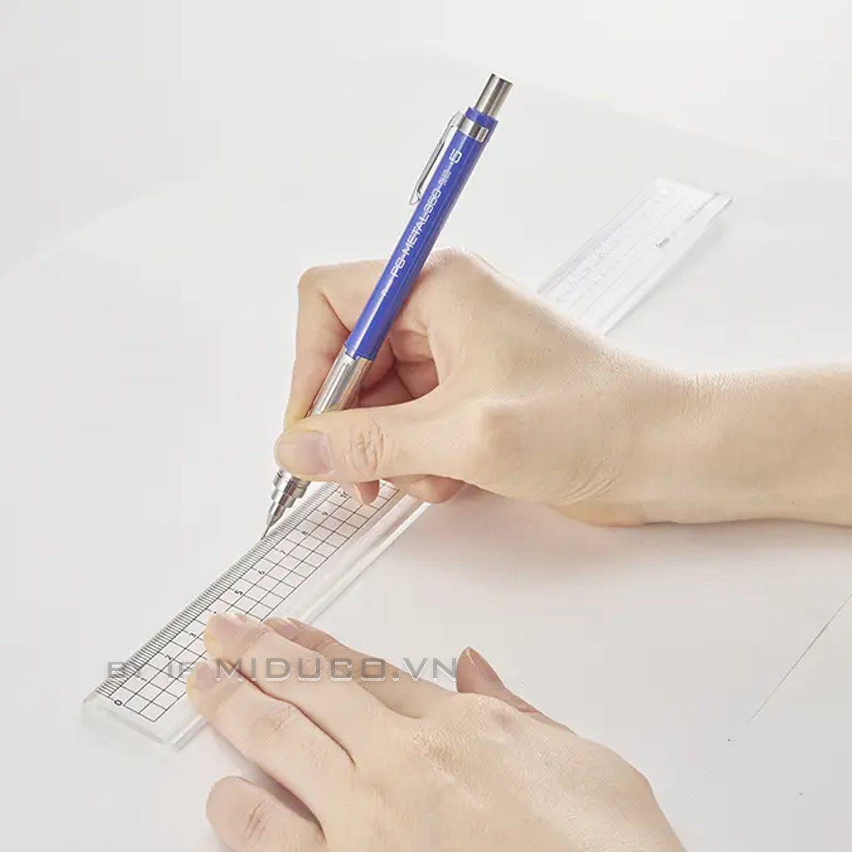 (Model 2021) Bút chì bấm PENTEL PG-METAL 350 0.5mm