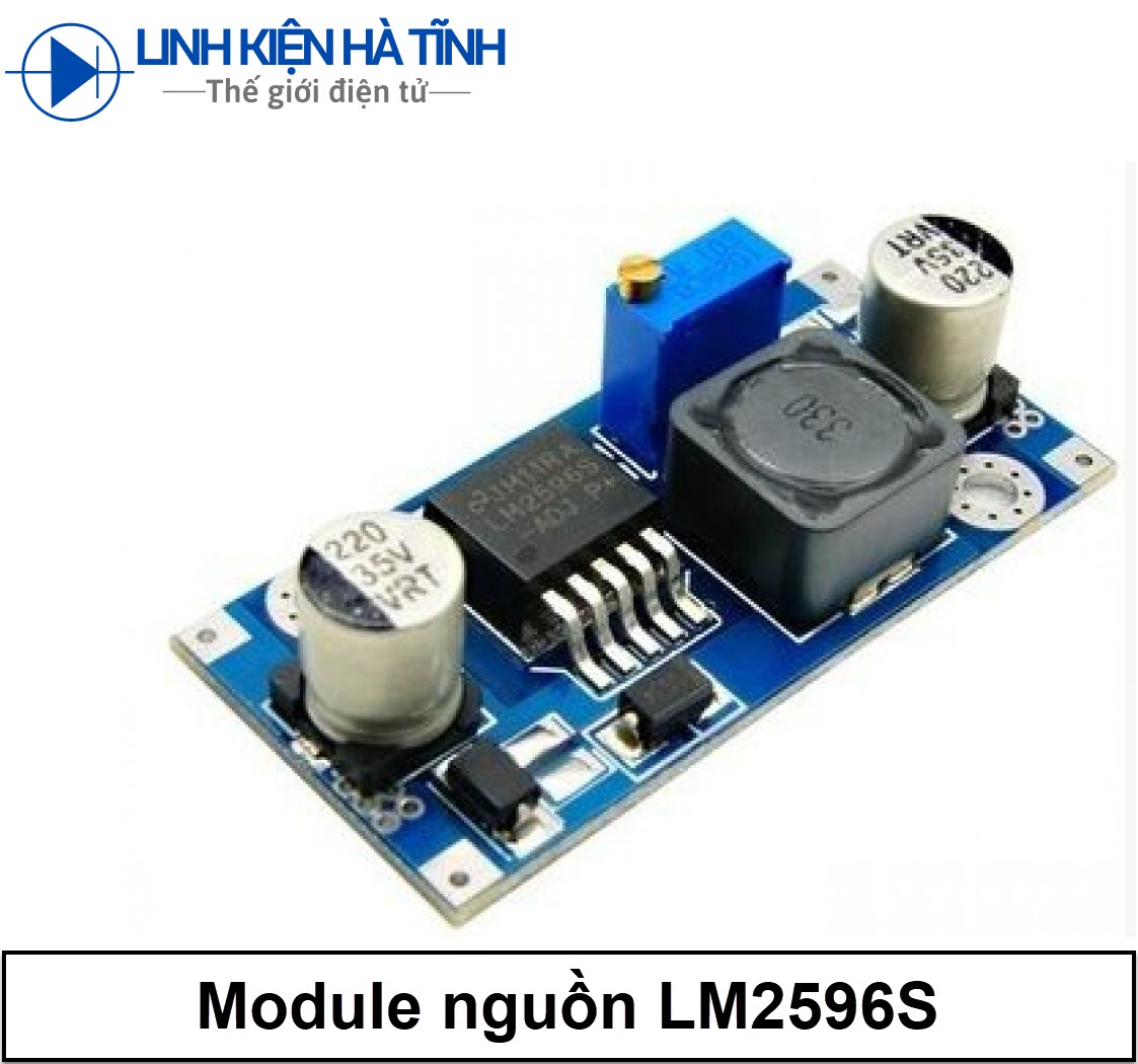 LM2596S-ADJ Mô-đun nguồn DC-DC bước xuống 3A điện áp điều chỉnh ổn định 24V đến 12V 5V 3V 2596 LM256S LM2596 2596S