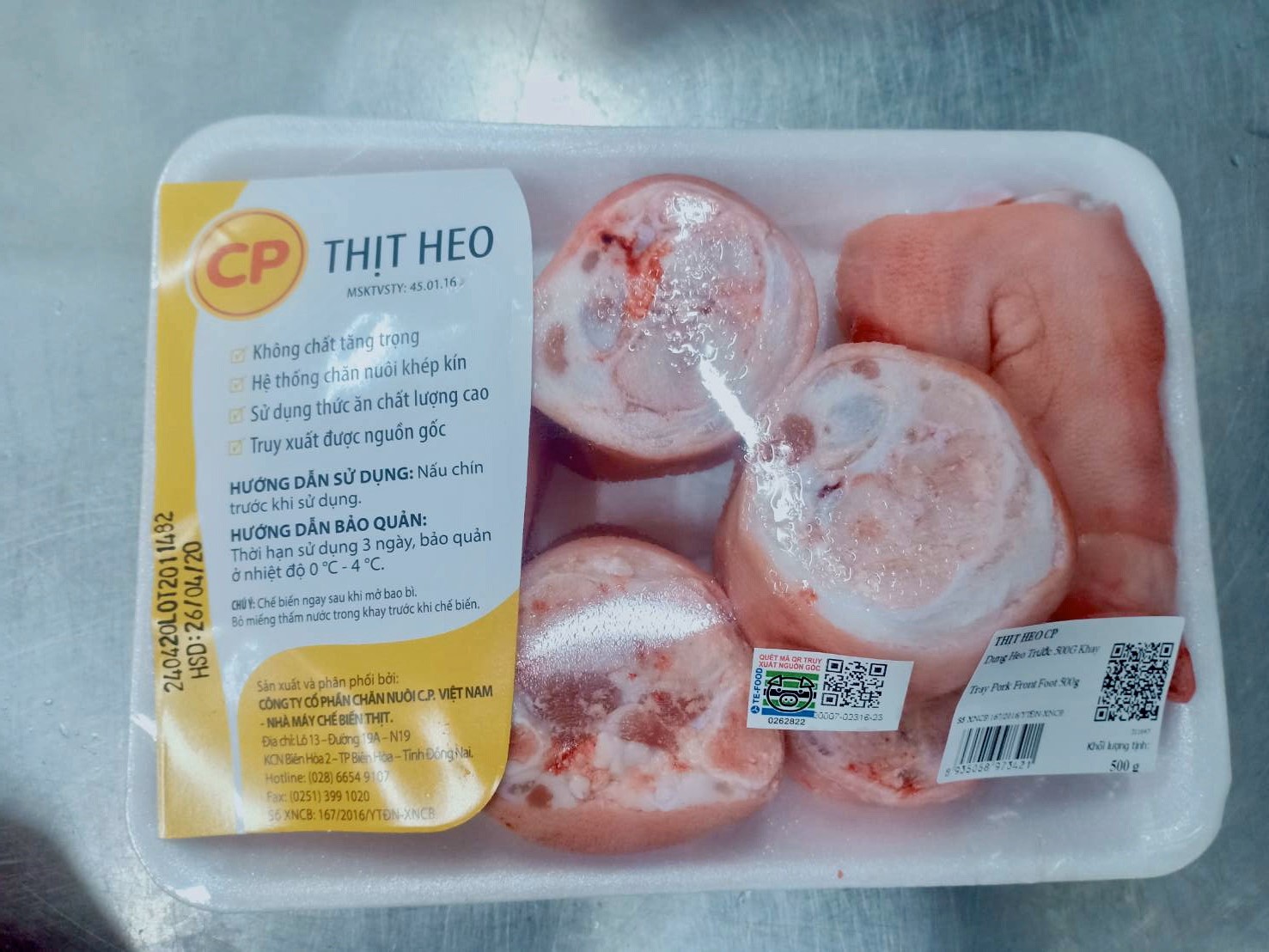 HCM - Dựng heo CP 500gr thơm ngon - sạch - an toàn