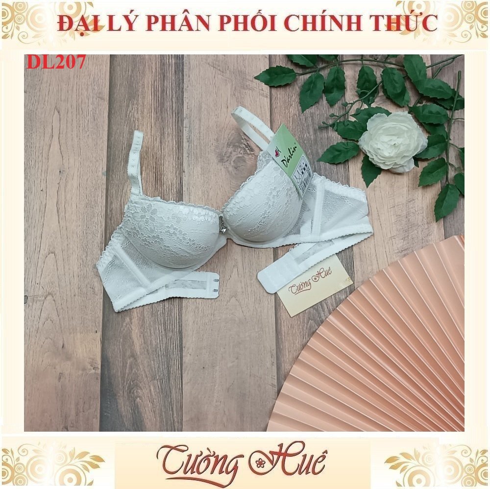 Áo lót nữ Darlin mút dày nâng ngực phối ren DL207.