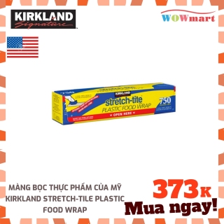 Màng bọc thực phẩm của Mỹ Kirkland Stretch-tile Plastic Food Wrap - MỸ thumbnail