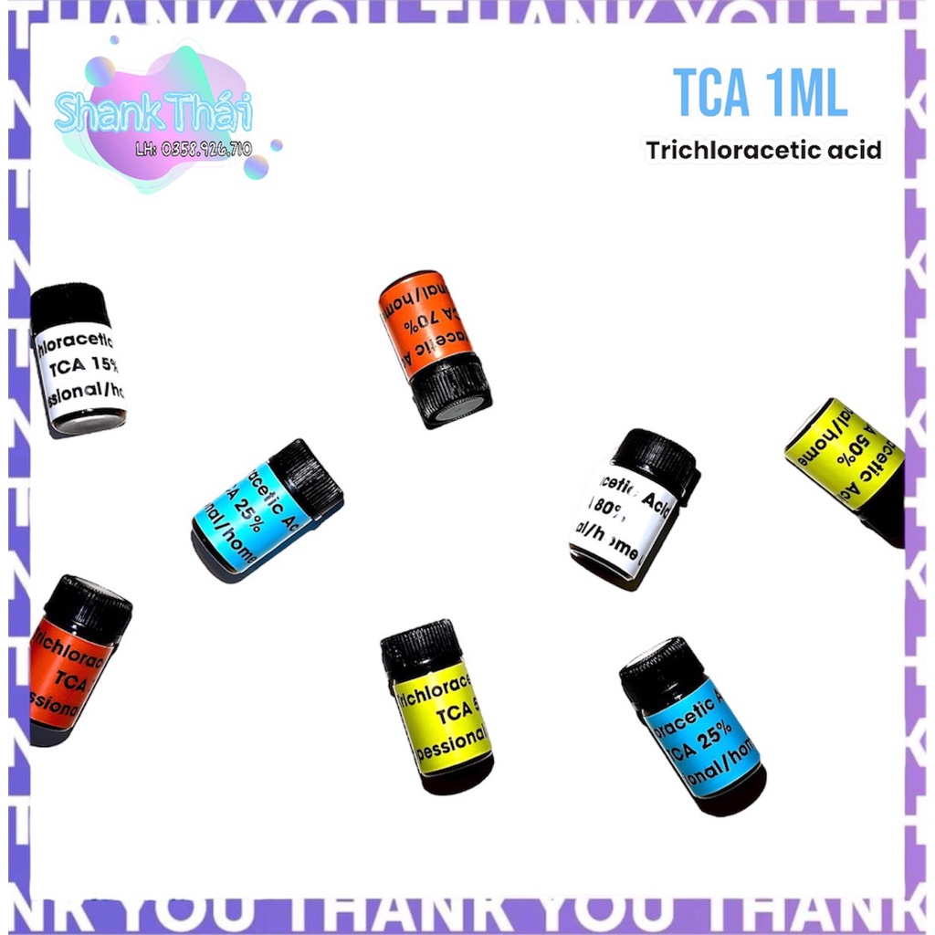 [ 1ml ] TCA 50% CHẤM NỐT RUỒI, TÀNG NHANG