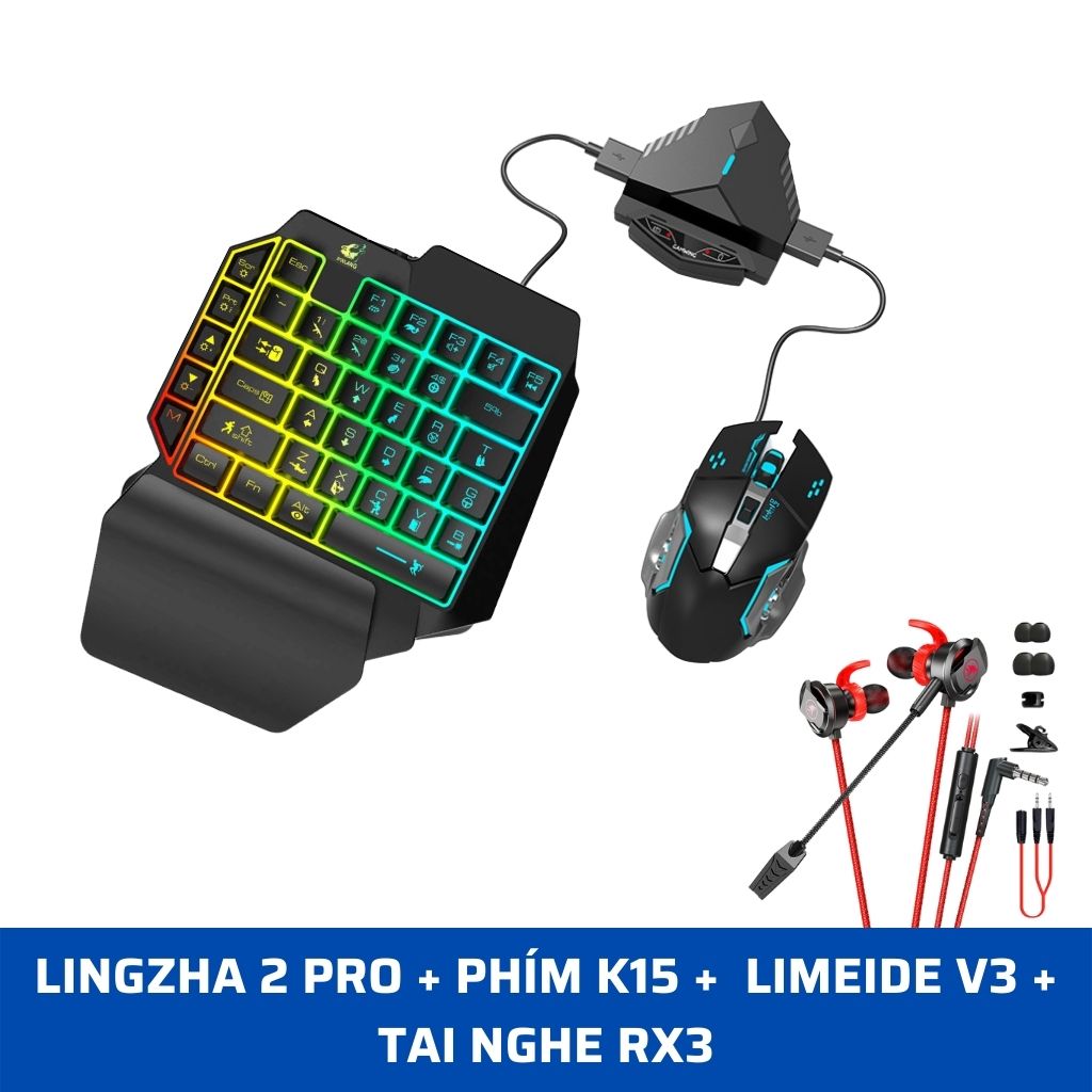 Lingzha Rezar 2 | Bộ chuyển đổi chơi game FPS PUBG Mobile, COD, Firefire