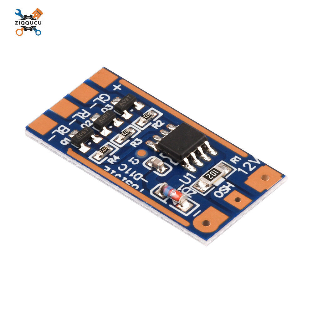 Ziqqucu  12V Flash Strobe Controller Flasher Module for LED Brake Lamp Tail Stop Lamp LED Flash Control Module