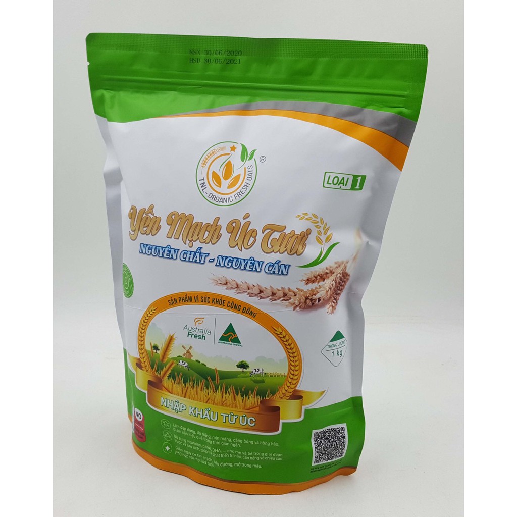 YẾN MẠCH ÚC TƯƠI 1KG ĂN KIÊNG HÀNG CHUẨN