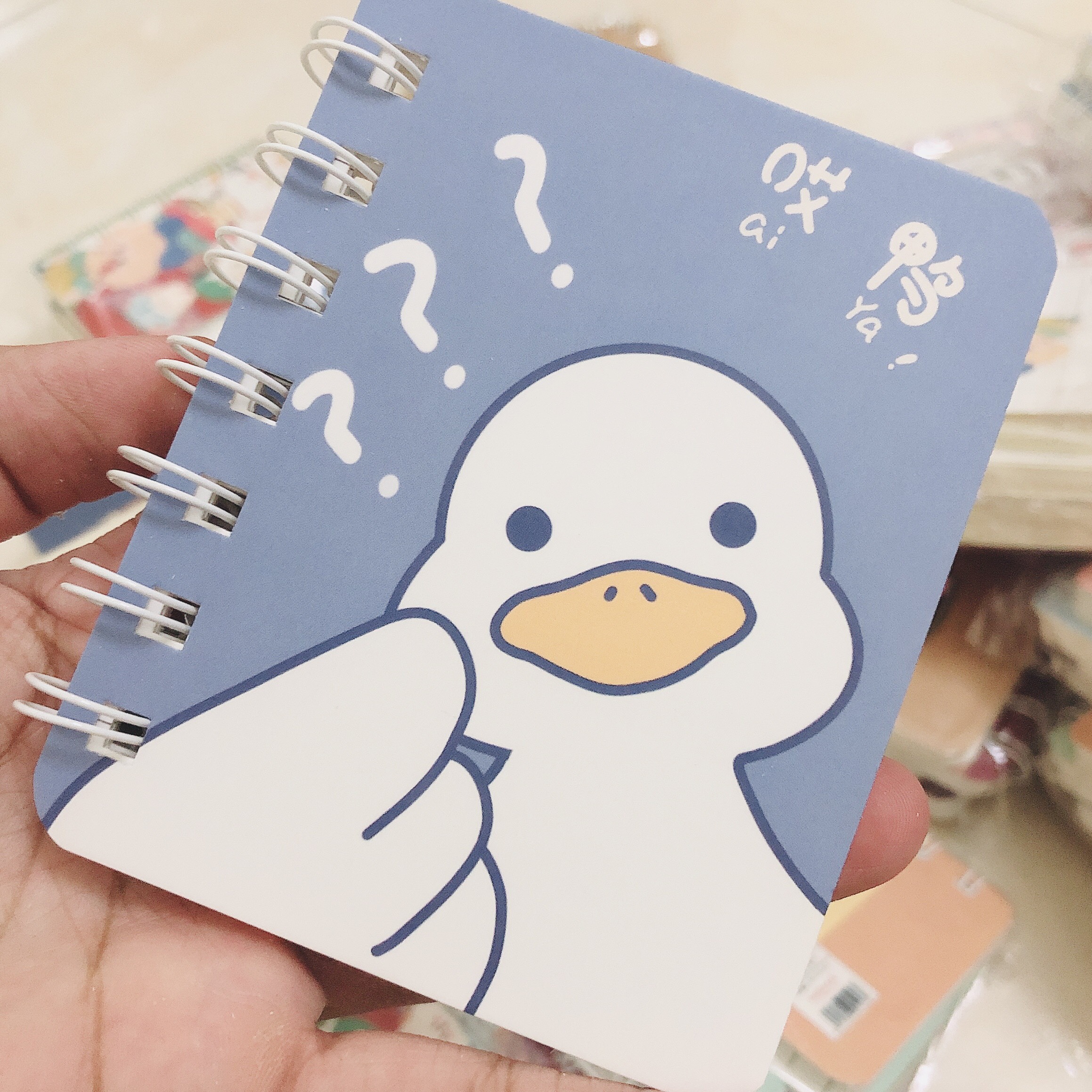 [Được chọn] Sổ tay mini gáy lò so siêu cute