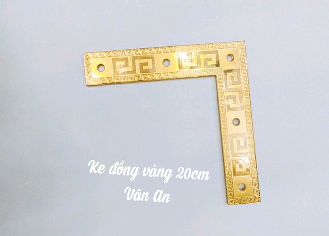 Combo 2 ke góc đồng vàng 20cm G01