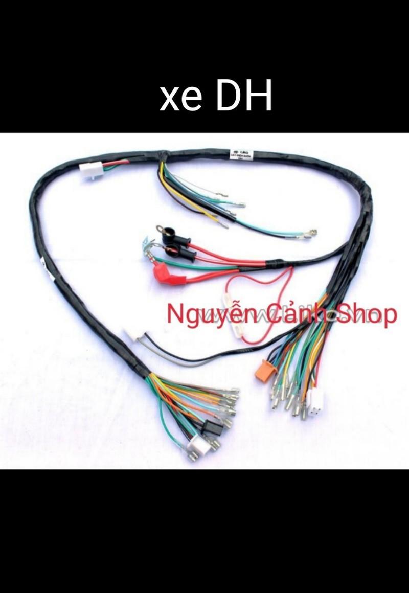 dây điện sườn xe win 100 có đề