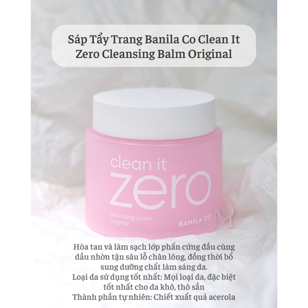 SÁP TẨY TRANG BANILA CO CLEAN IT ZERO 5 PHIÊN BẢN