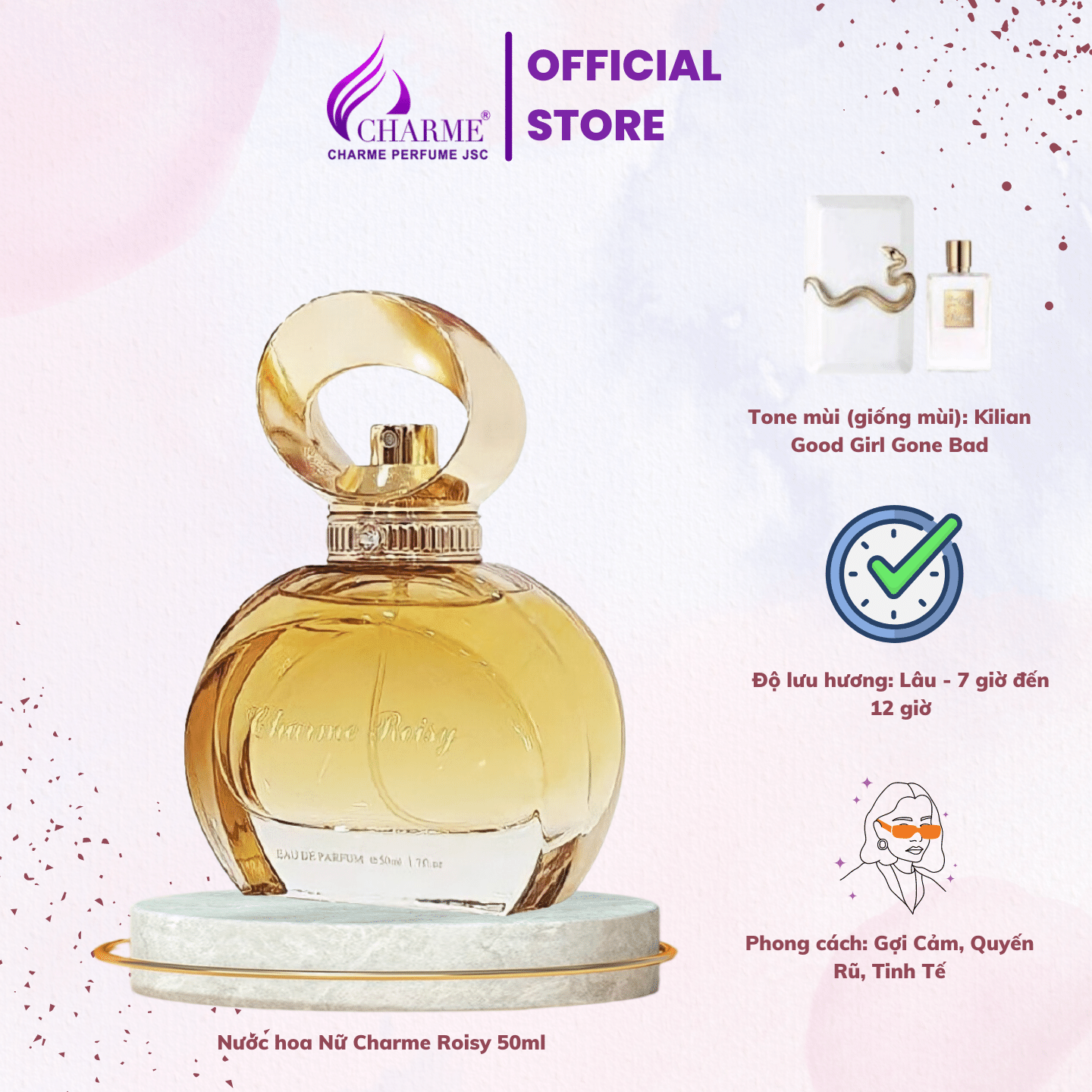 Nước hoa Nữ Charme Roisy 50ml